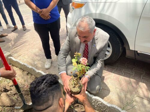 السعدي يدعم مبادرة دولة رئيس الوزراء بزيادة المساحات الخضراء