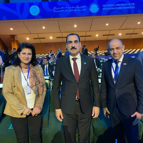 IMG-انطلاق فعاليات المؤتمر العام لاتحاد الجامعات العربية في جامعة بغداد بدورته السادسة والخمسون -V