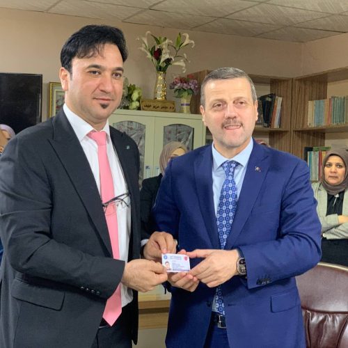 رئيس جامعة غازي التركية في ضيافة كلية اللغات - جامعة بغداد (19)