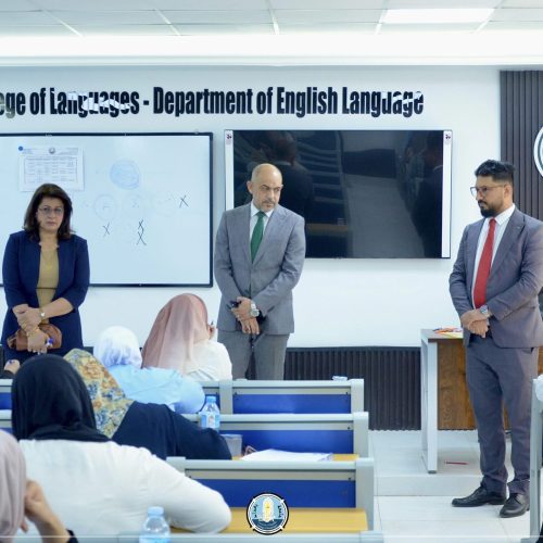 المتقدمين للدراسات العليا في كلية اللغات يجرون الامتحان التنافسي للعام 2024 / 2025