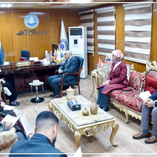 مدير عام دار المأمون للترجمة والنشر في زيارة كلية اللغات5