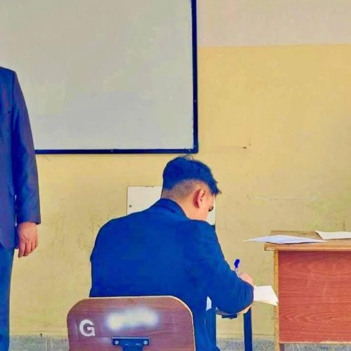 كلية اللغات تجري اختبار للمتقدمين للعمل في العتبة الحسينية المقدسة1