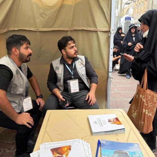 اللغات تساهم بتقديم خدمات الترجمة والإرشاد في زيارة الامام الحسين (عليه السلام) (5)