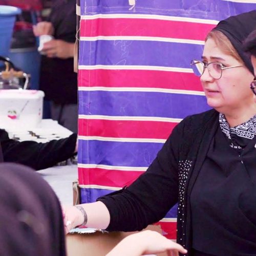 كلية اللغات تعزز قيم العمل التطوعي خلال الزيارة الأربعينية (7)
