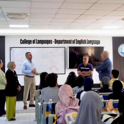زيارة أكاديمية من جامعة الكالا الإسبانية إلى كلية اللغات (7)