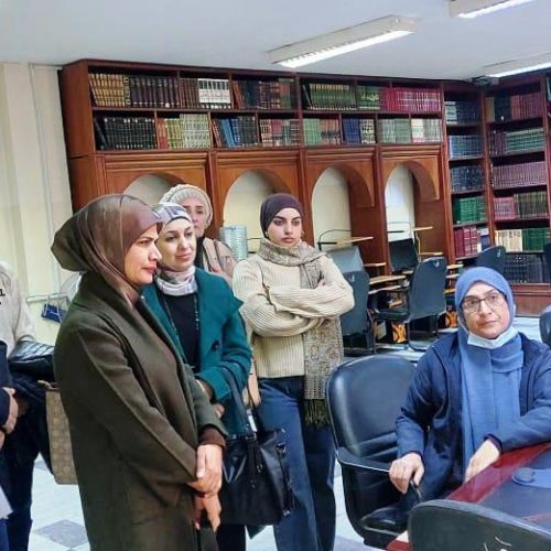 اللغات تنطم زيارة علمية الى دار الكتب والوثائق الوطنية (3)
