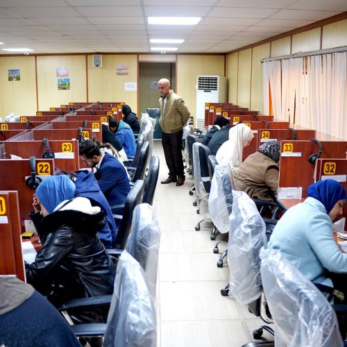 انطلاق امتحانات الدراسات العليا للفصل الدراسي الأول في كلية اللغات (3)