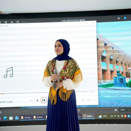 انطلاق فعاليات أسبوع اللغة الروسية في كلية اللغات بمشاركة دولية (6) انطلاق فعاليات أسبوع اللغة الروسية في كلية اللغات بمشاركة دولية (6)