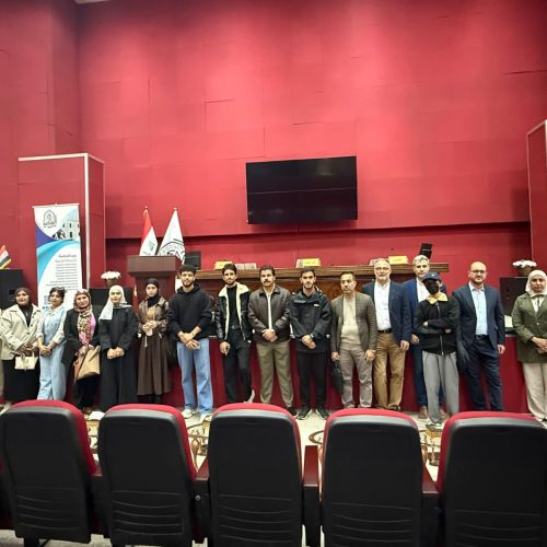 زيارة علمية لقسم اللغة الإسبانية إلى بيت الحكمة العراقي (1)