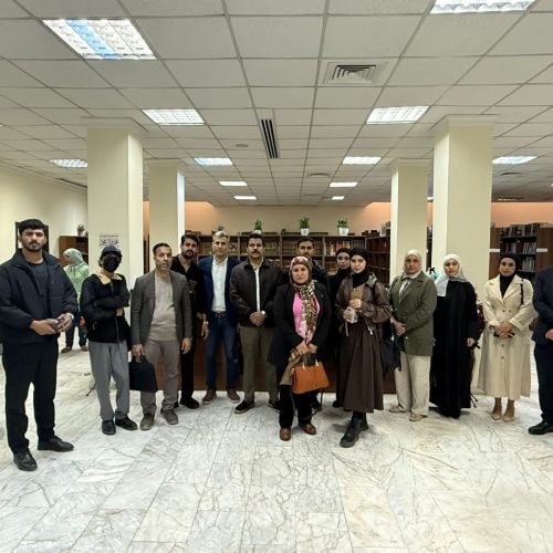 زيارة علمية لقسم اللغة الإسبانية إلى بيت الحكمة العراقي (2)