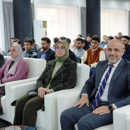 عمادة اللغات تلتقي بطلبة الدراسة المسائية (4)