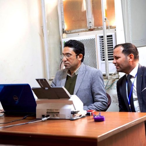 لجنة الاعتماد المؤسسي تزور كلية اللغات لتقييم الأداء الأكاديمي والإداري (14)