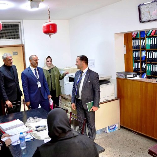 لجنة الاعتماد المؤسسي تزور كلية اللغات لتقييم الأداء الأكاديمي والإداري (16)