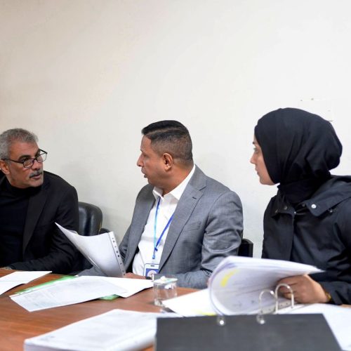 لجنة الاعتماد المؤسسي تزور كلية اللغات لتقييم الأداء الأكاديمي والإداري (3)