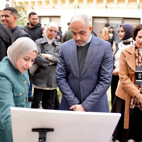 نشاط توعوي لكلية اللغات دعماً للتنمية المستدامة (8)