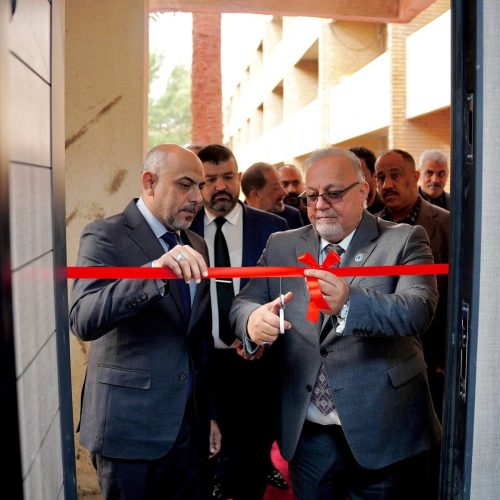 كلية اللغات تفتتح مباني خدمية حديثة وتستمر بحملة الإعمار والتطوير (3)