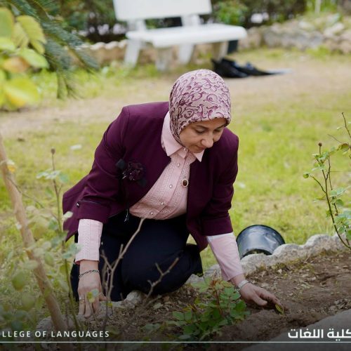 كلية اللغات تحيي اليوم الوطني للتشجير بمبادرة بيئية لتعزيز الغطاء النباتي (6) كلية اللغات تحيي اليوم الوطني للتشجير بمبادرة بيئية لتعزيز الغطاء النباتي (6)