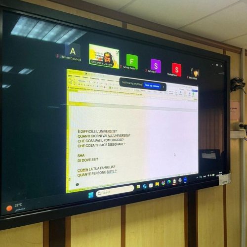 اختتام برنامج التعاون العلمي المشترك لقسم اللغة الإيطالية مع مؤسسة دانتي أليغييري الإيطالية (6) اختتام برنامج التعاون العلمي المشترك لقسم اللغة الإيطالية مع مؤسسة دانتي أليغييري الإيطالية (6)